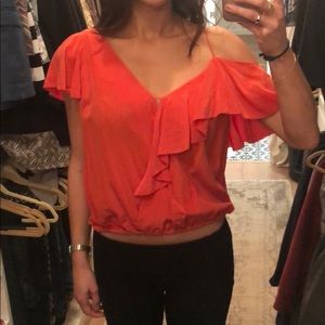 Brand new silk joie top